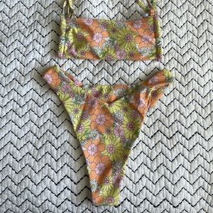 Aurelle Corsica Orange Bikini Set